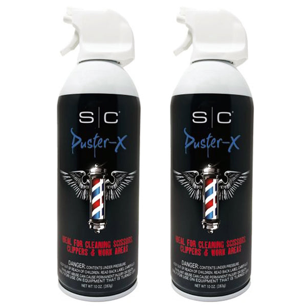 StyleCraft Duster-X Barber Duster Spray Barbershop Hair Station Cleaner 10oz 2Pk