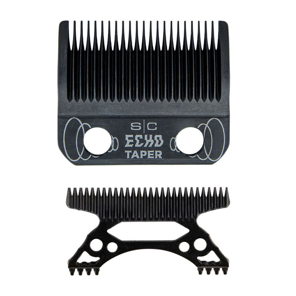 StyleCraft ECHO Taper Blade Set With MIM Deep Tooth Cutter Black SC553B Gamma