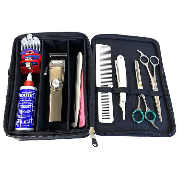 Pro Travel Case Storage Organizer Salon Hair Stylist Barber Clipper Trimmer Shears
