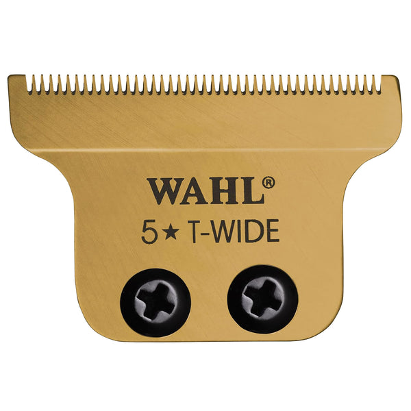 Wahl 5-Star T-Wide Trimmer Replacement Bladeset Gold Plated DLC 2215-700