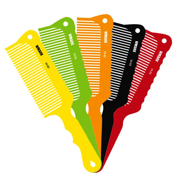 WMark Barber Hair Comb Mulit-Color Flattop Blending Tapering Static Free Cut