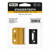 Wahl Stagger-Tooth Gold Unique Blending Blade DLC Titanium