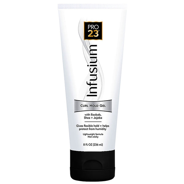 Infusium Pro 23 Curl Hold Hair Gel Baobab Shea Jojoba Light Formula 8oz