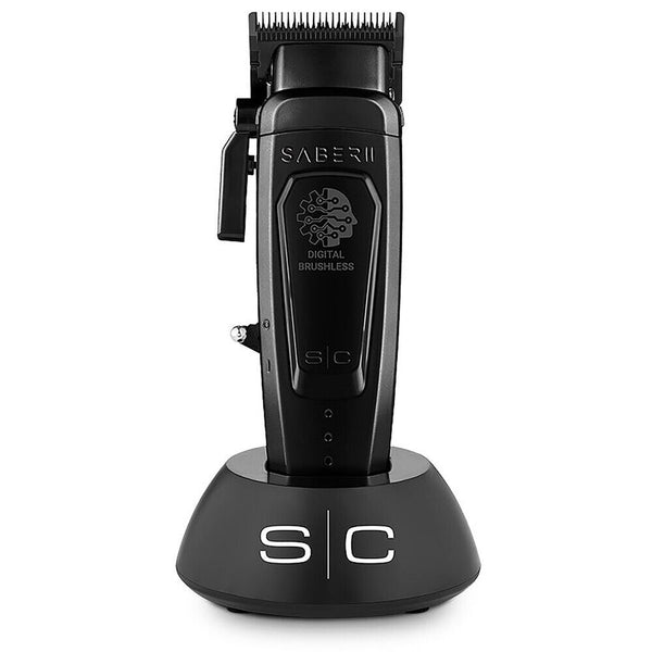 StyleCraft Pro Saber 2.0 Metal Cordless Clipper Digital Brushless SC617B