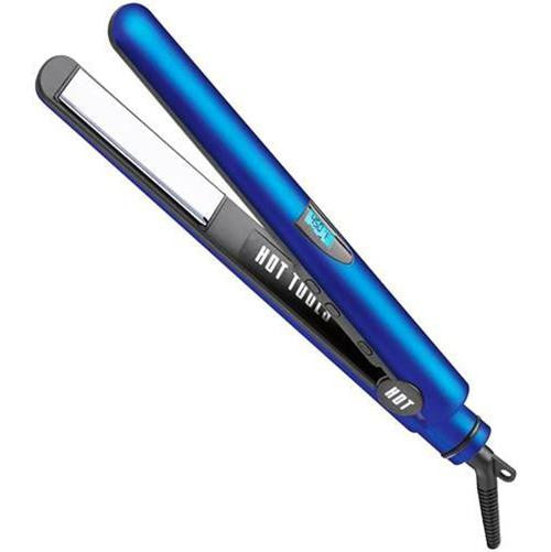 Hot Tools Professional Radiant Blue Titanium 1" Digital Flat Hair Iron HT7110F