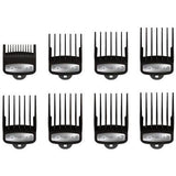 Wahl Professional 8 Pack Premium Hair Clipper Cutting Guide Combs With Caddy 3171-500