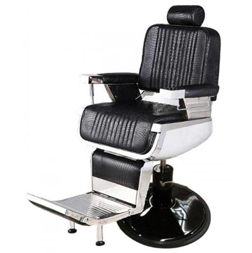 Professional Reclining Crocodile Barber Chair Antique Classic Vintage Alligator