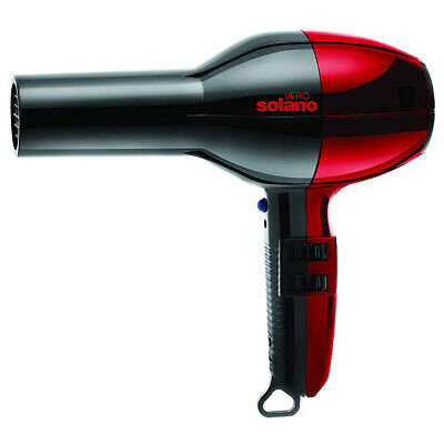 Solano Vero Rosso Professional Infrared Ceramic Lightweight Hair Blow Dryer