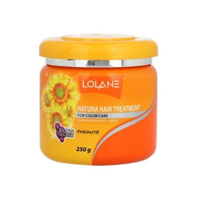 Lolane Natura Hair Treatment For Color Care YELLOW Sunflower Biotin 17.64 oz