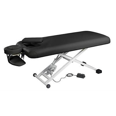 Professional Deluxe Stationary Electric Massage Table Bed Black