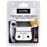 Andis Cordless T-Outliner Li Stainless Steel Deep Tooth Replacement Blade 04575