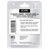 Andis Cordless T-Outliner Li Stainless Steel Deep Tooth Replacement Blade 04575