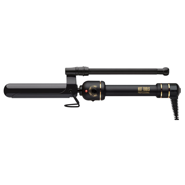 Hot Tools Pro Artist Black Gold 1" Marcel Salon Hair Curling Iron Wand HT1108BG