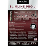 Andis Nation SlimLine Pro Li Cordless T-Blade Trimmer 32680 D-8