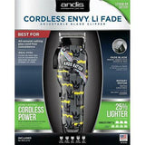 Andis Nation Cordless Envy Li Fade Adjustable Blade Clipper 73095
