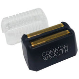 Common Wealth Professional Barber Shaver Replacement Top & Gold Foil CWPSRT26