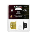 Gamma+ Gold Titanium X-Pro Wide Fixed Blade w/ Black Diamond "The One" GP527GB